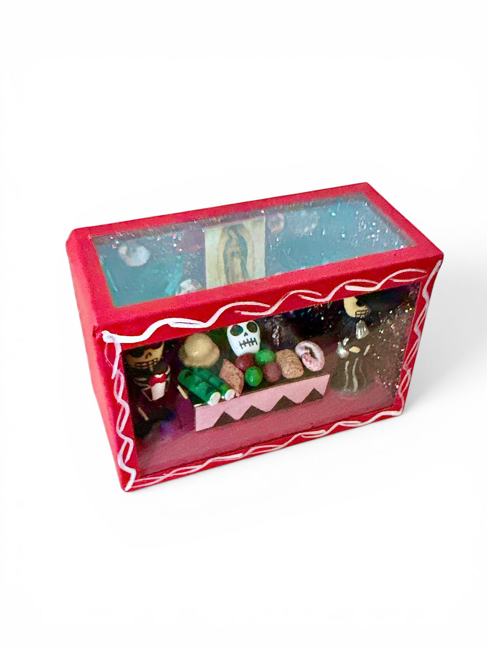 Miniaturbild: Dia de Muertos altar, Glass box, Day of the dead,  Shrine