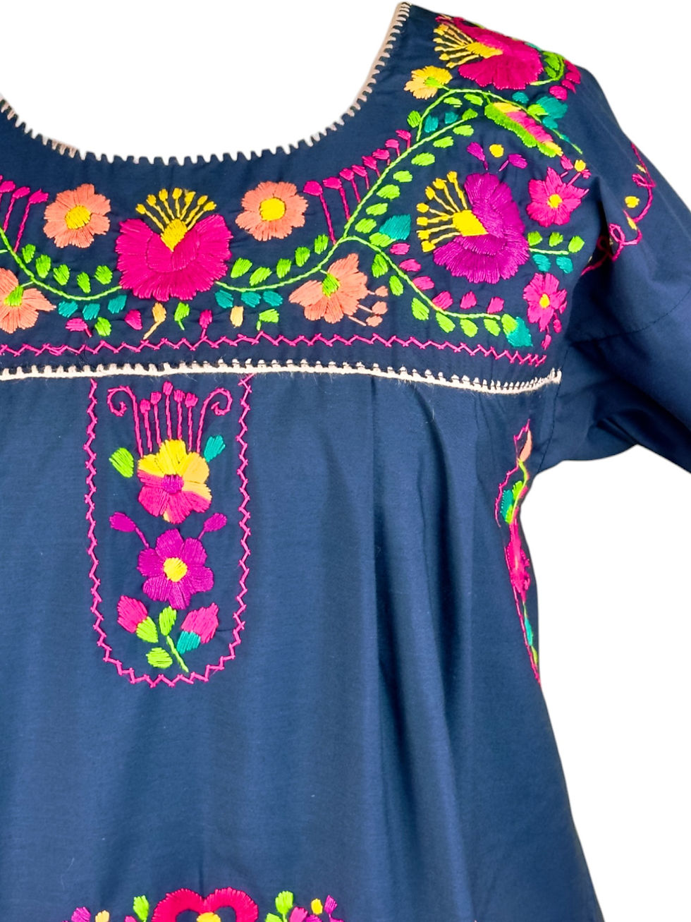 Mexican hand embroidered dress