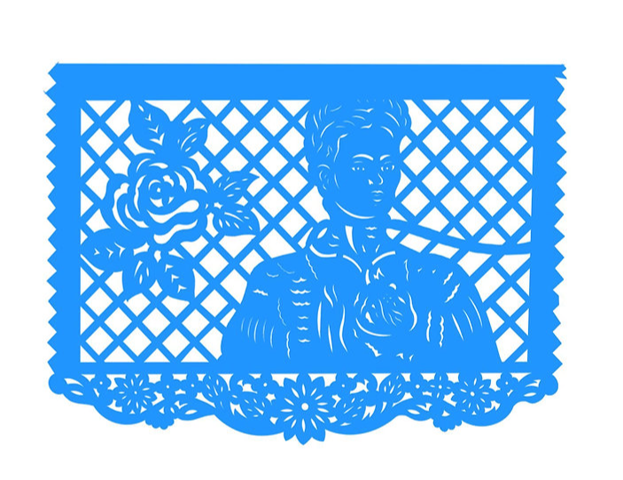 Thumbnail: Papel picado Frida - Paper garland - 5m.