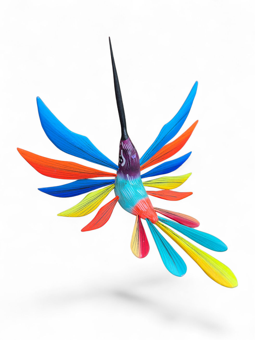 Miniaturbild: Hand carved hummingbird, Oaxaca, alebrije, Mexico