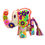 Thumbnail: Handmade felt elephant, stuffed animal, hand embroidered, made in Mexico