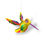 Thumbnail: Alebrije, hand carved colibri, Oaxaca folk art, kolibri, hummingbird