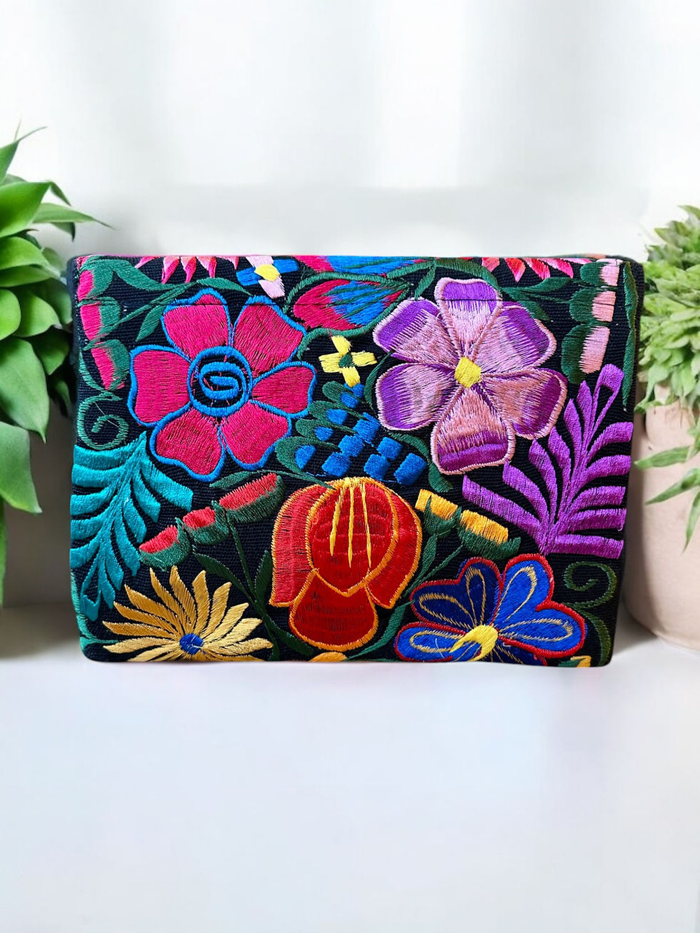Miniaturbild: Guatemalan Mexico embroidered clutch bag