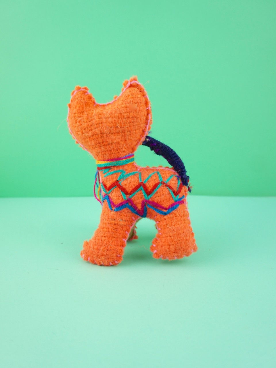 Miniaturbild: Handgemachte Wollkatze - Mini