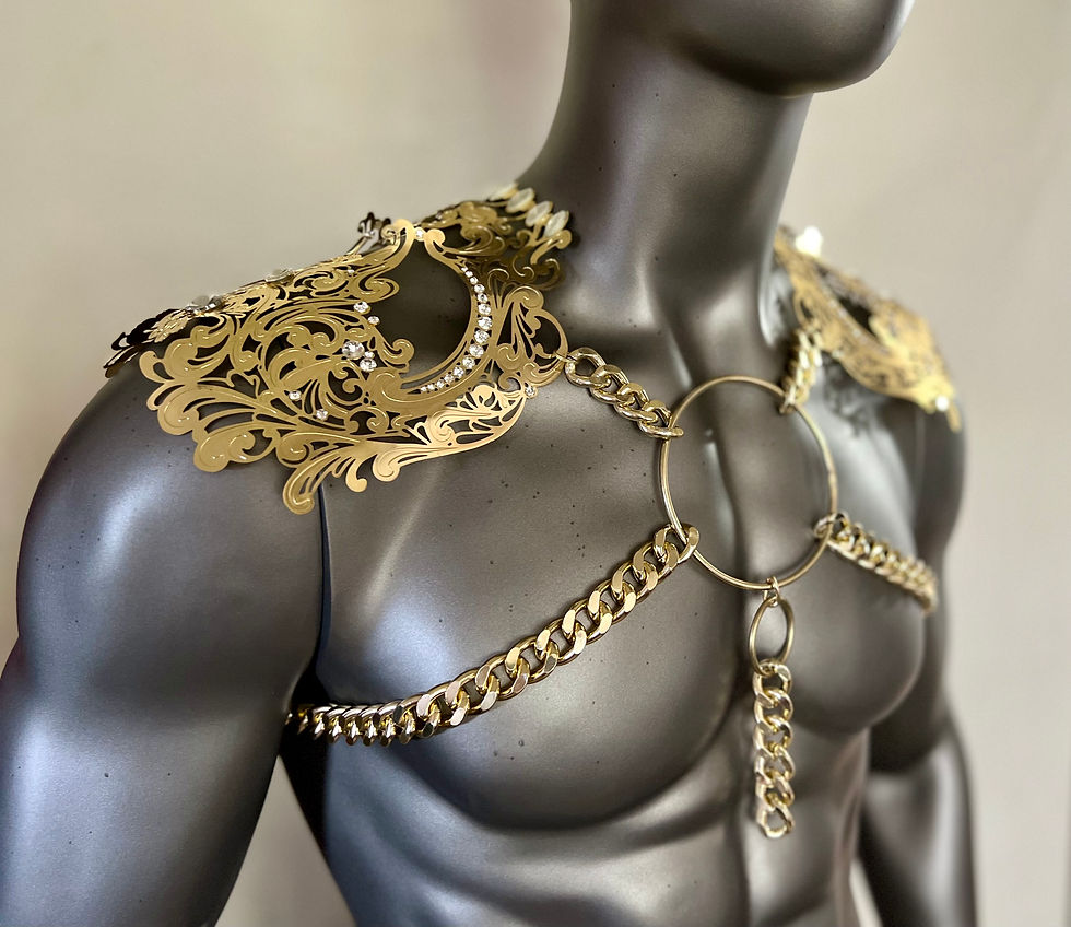 Thumbnail: MAXIMUS Men's Chain Body Chest Harness