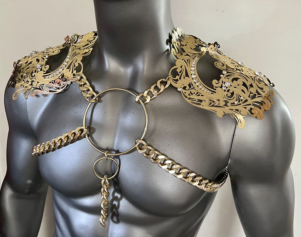 Thumbnail: MAXIMUS Men's Chain Body Chest Harness