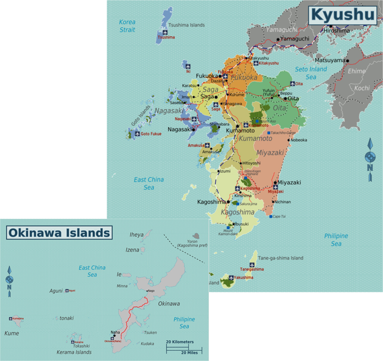 Kyushu & Okinawa tomojapanese
