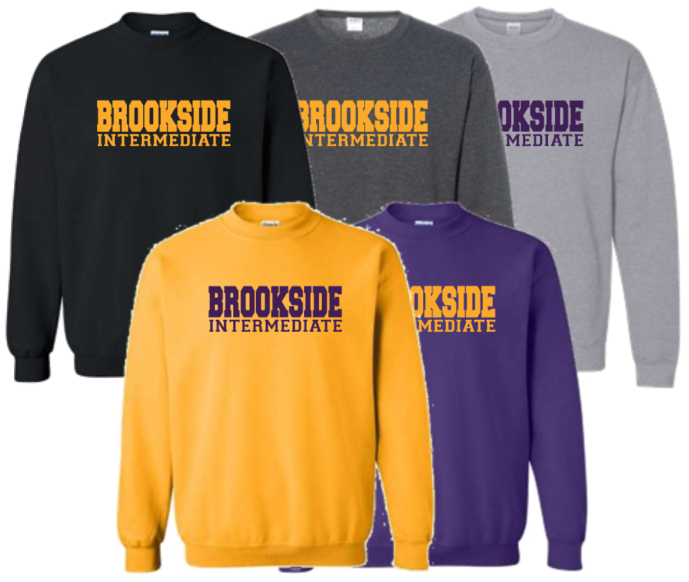 BROOKSIDE CREWNECK - FULL FRONT WORDING