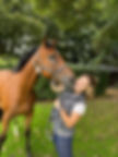 Lara MuƱoz, animal musculoskeletal therapist, specialising in equine lameness and rehabilitation