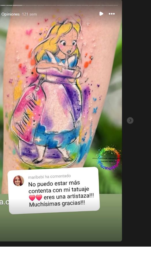 Story original de Alicia dentro de un frasco, con el agradecimiento de la clienta