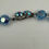 Thumbnail: Vintage Faceted Glass Necklace -  Blue