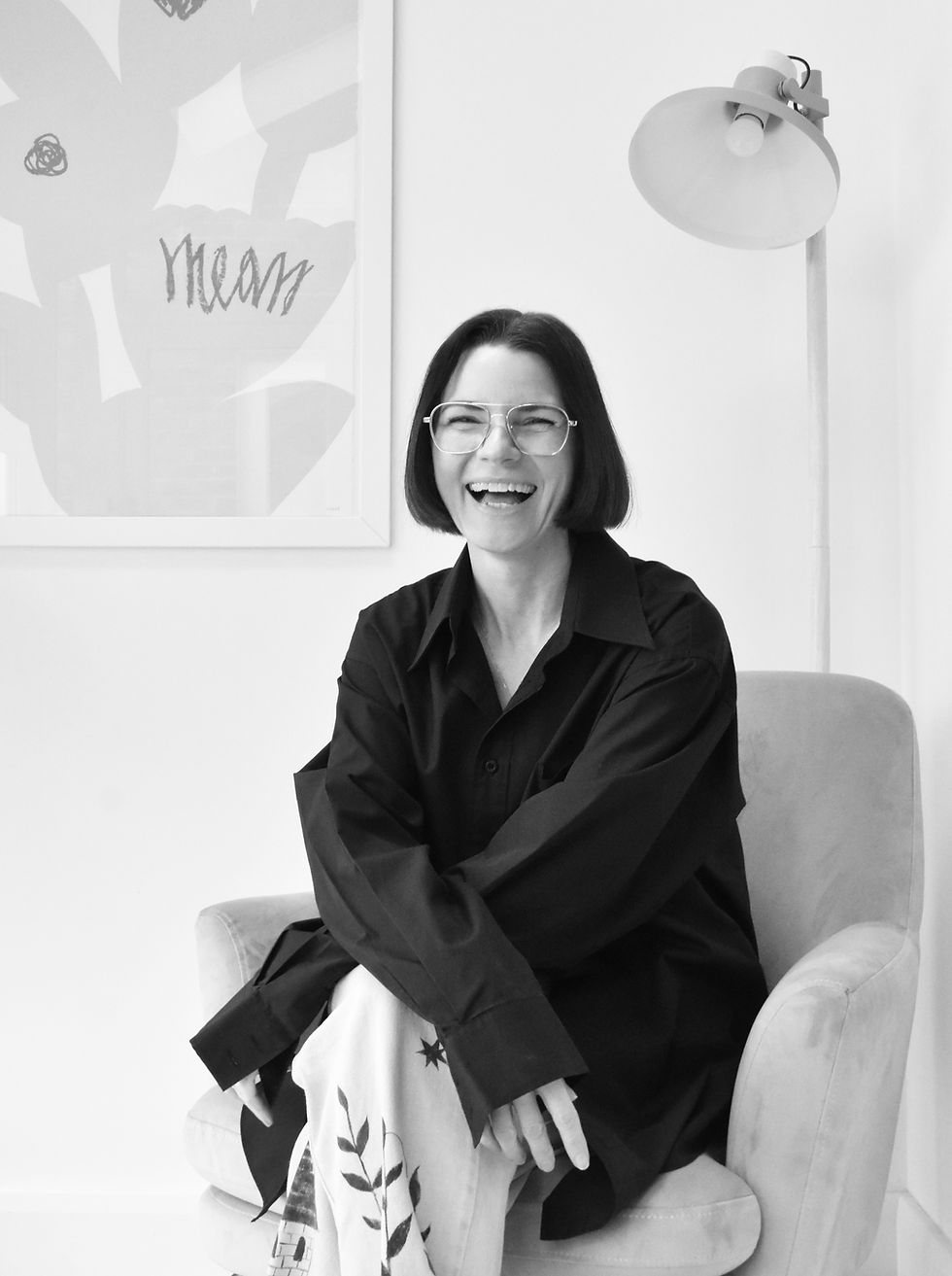 Interior design and head to toe black with Kate from Little Black Look