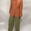Thumbnail: Vintage Silk Blazer - Salmon