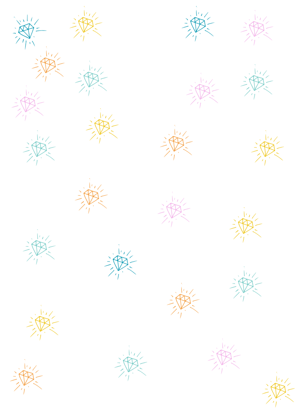 background of pastel colored gems