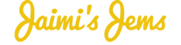 Jaimi's Jems glow up gem out shine onyellow logo