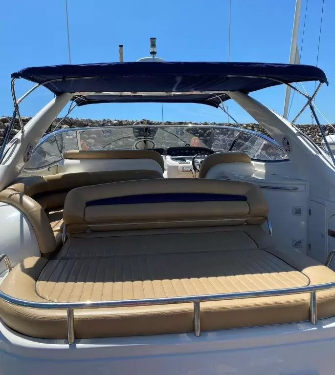  Aluguer barco luxo Sesimbra Sunseeker Camargue 44 "BOOZE" 14m na Marina 