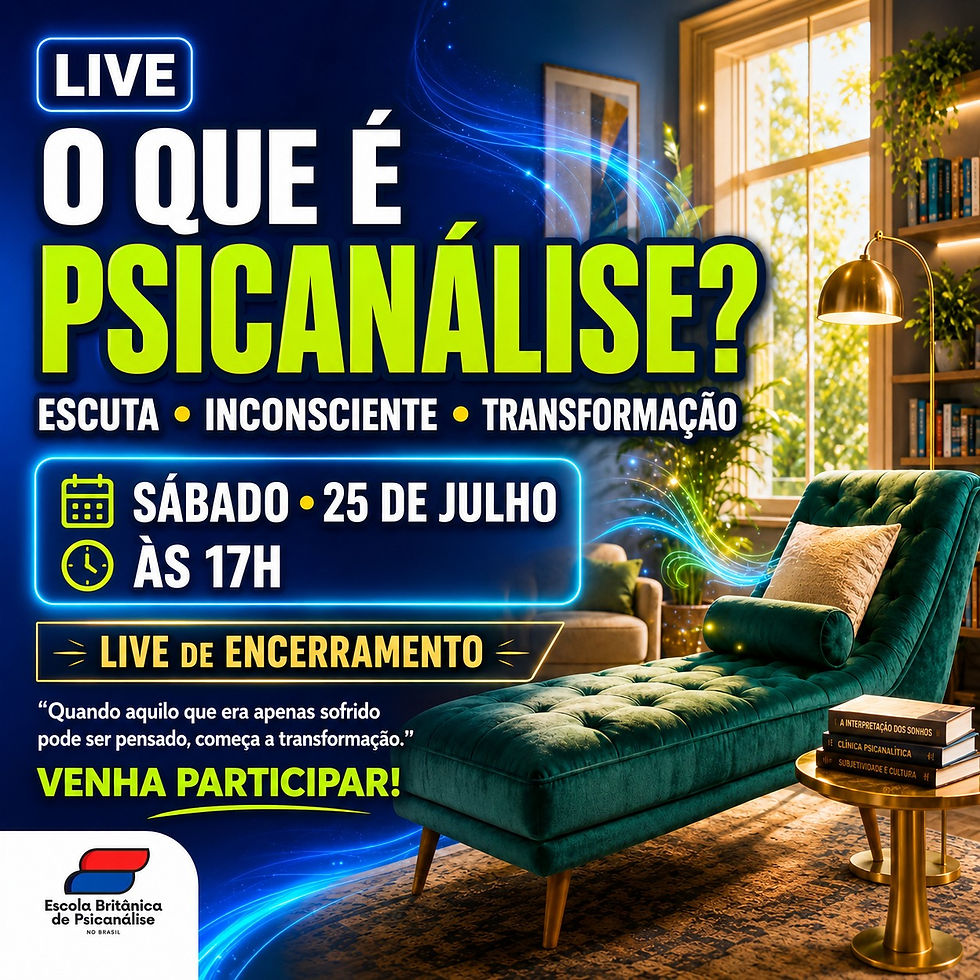 O que é a Psicanállise?