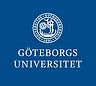 Gothenburg university logo in blue and white