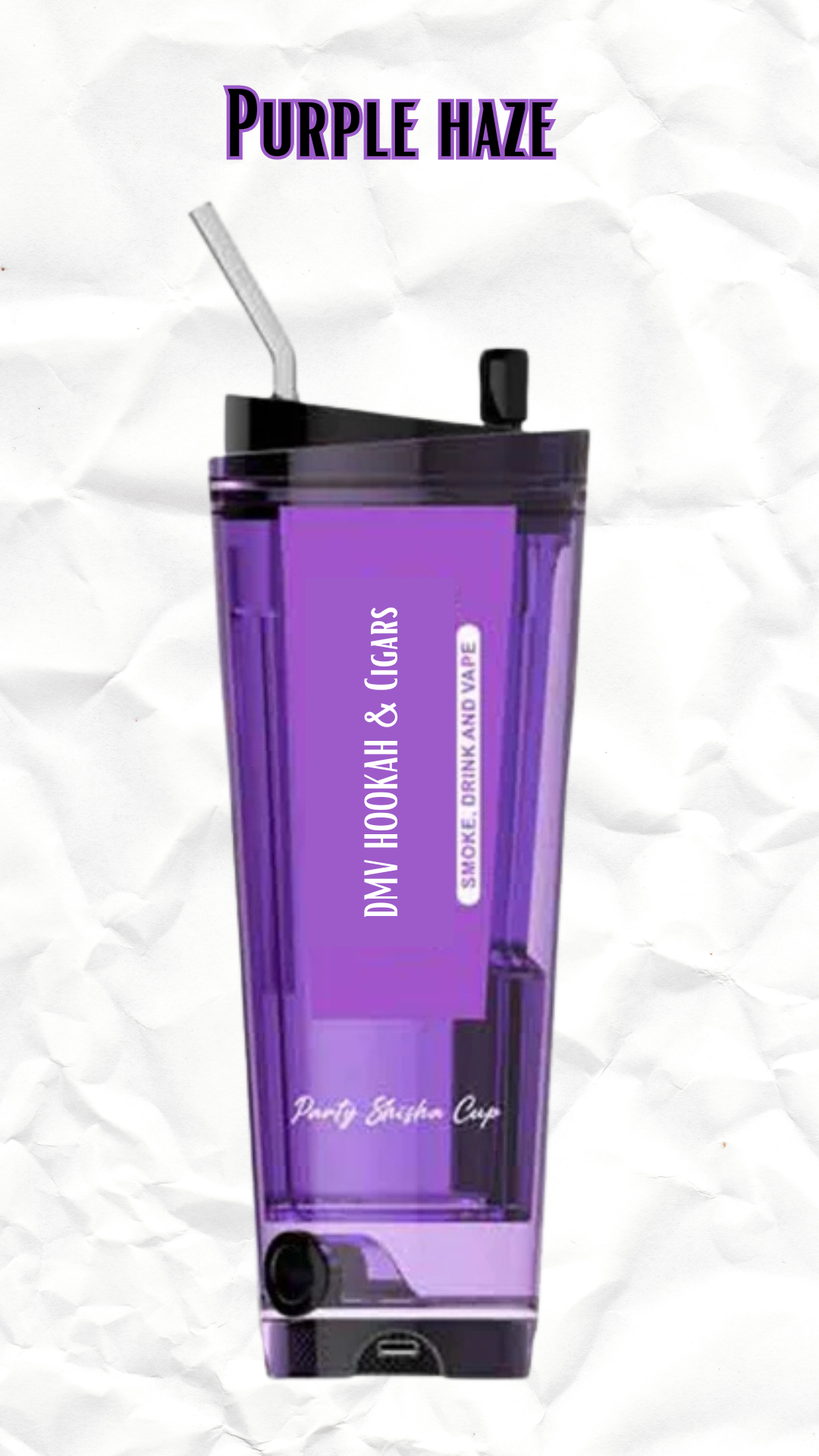 Purple Haze Party Vape & Drink Cup