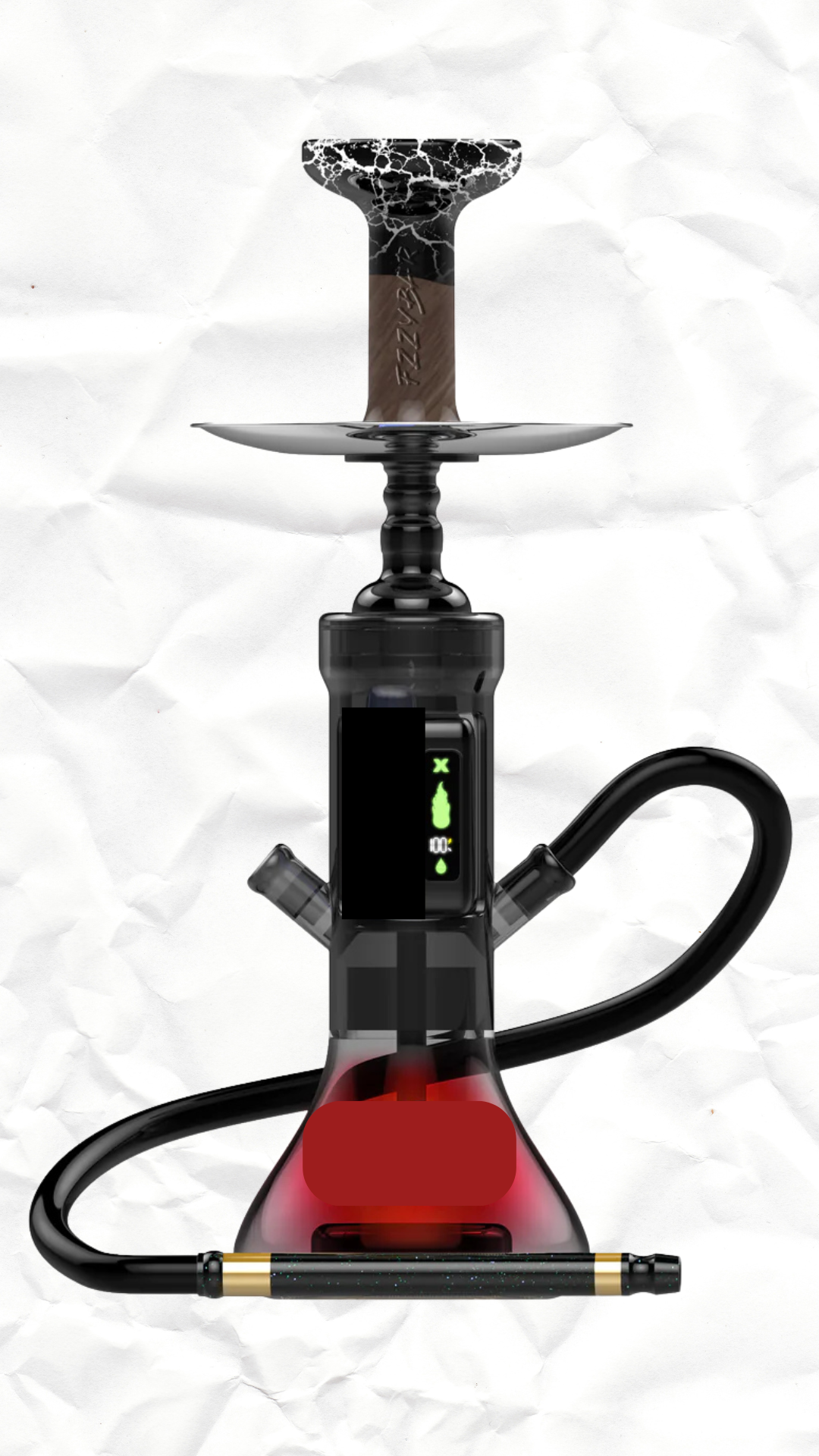 Black Hybrid Hookah