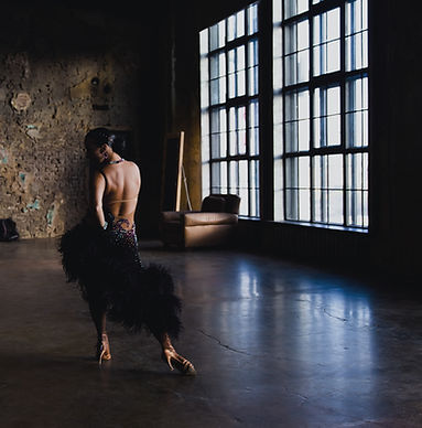 Female Dancer in Studio