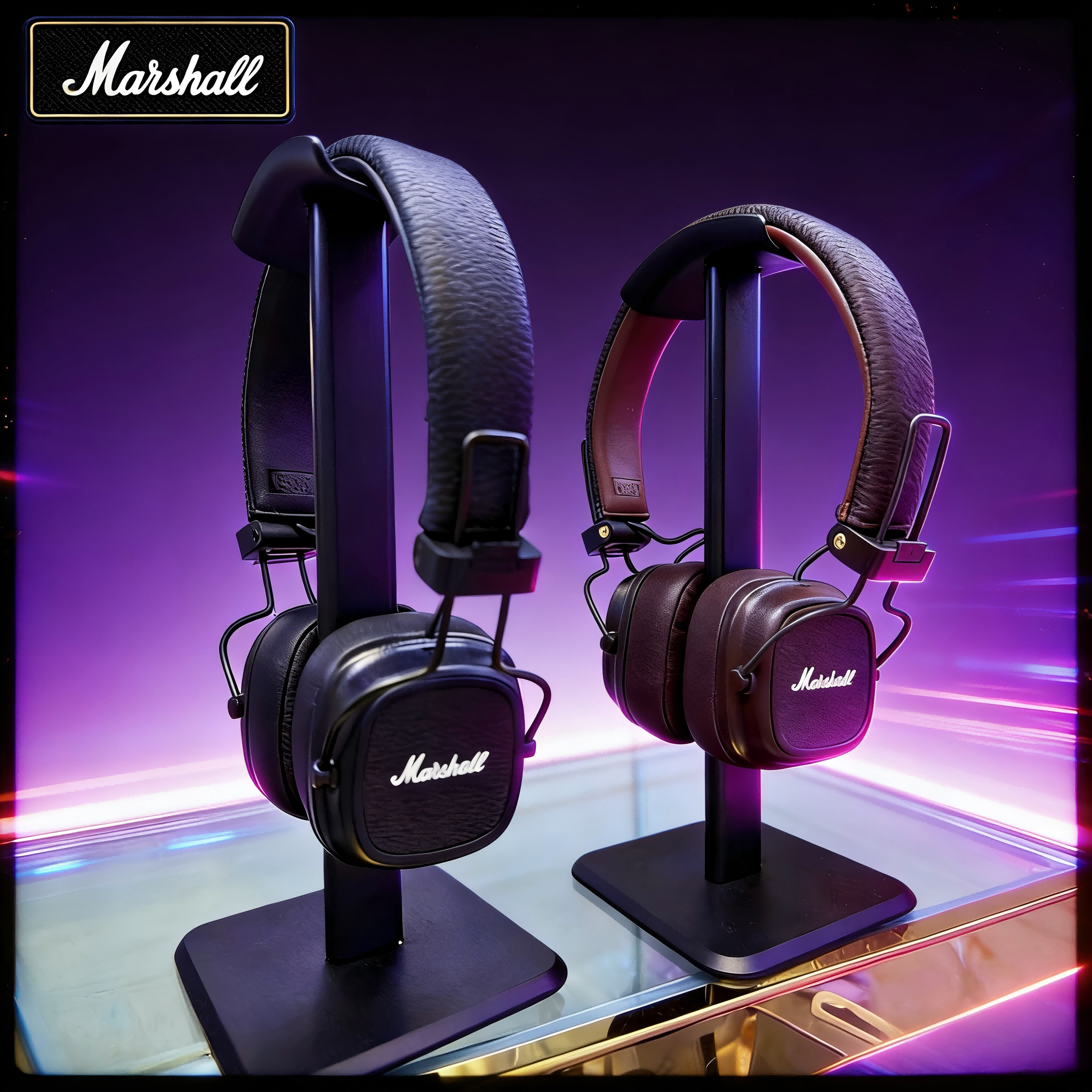 Marshall Major V 5 Wireless Bluetooth On-Ear Headphones Deep Bass Surround Sound