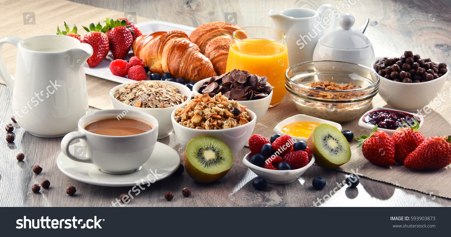 Arranged Food and Objects