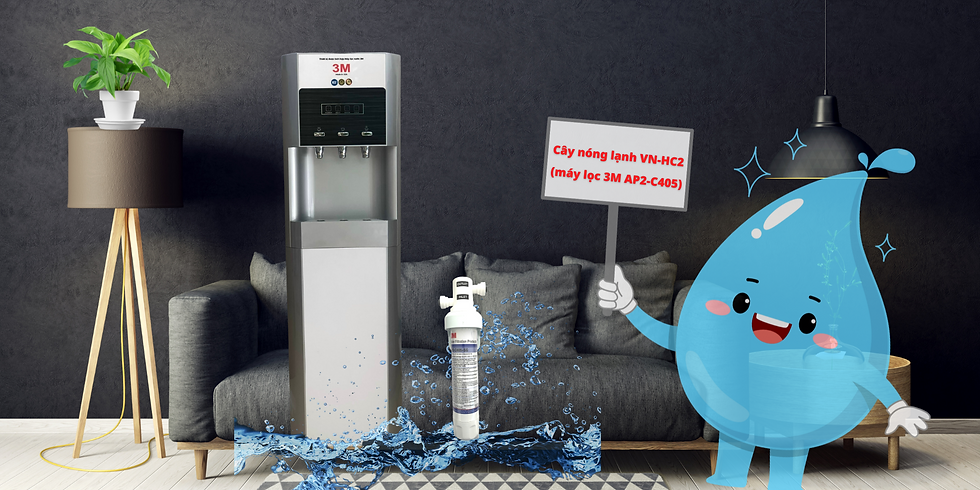 Hình thu nhỏ: Cây nóng lạnh VN-HC2 (sử dụng 3M AP2-c405) cho văn phòng, giađình