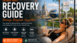Orlando Travel Recovery Guide: How to Recharge After Flights, Theme Parks, Heat, and Long Vacation Days