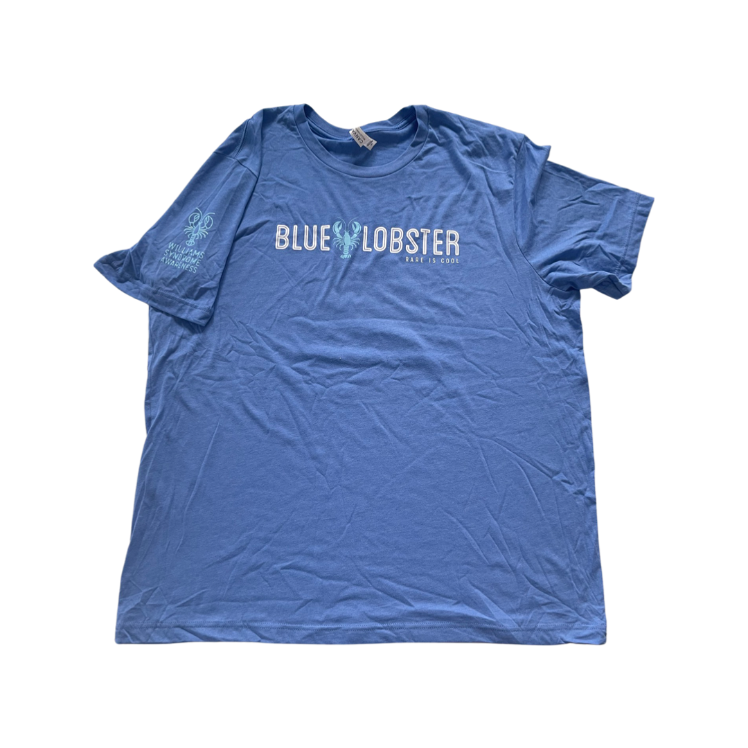 Extended Sizes Royal Short Sleeved T with Line Lobster Logo