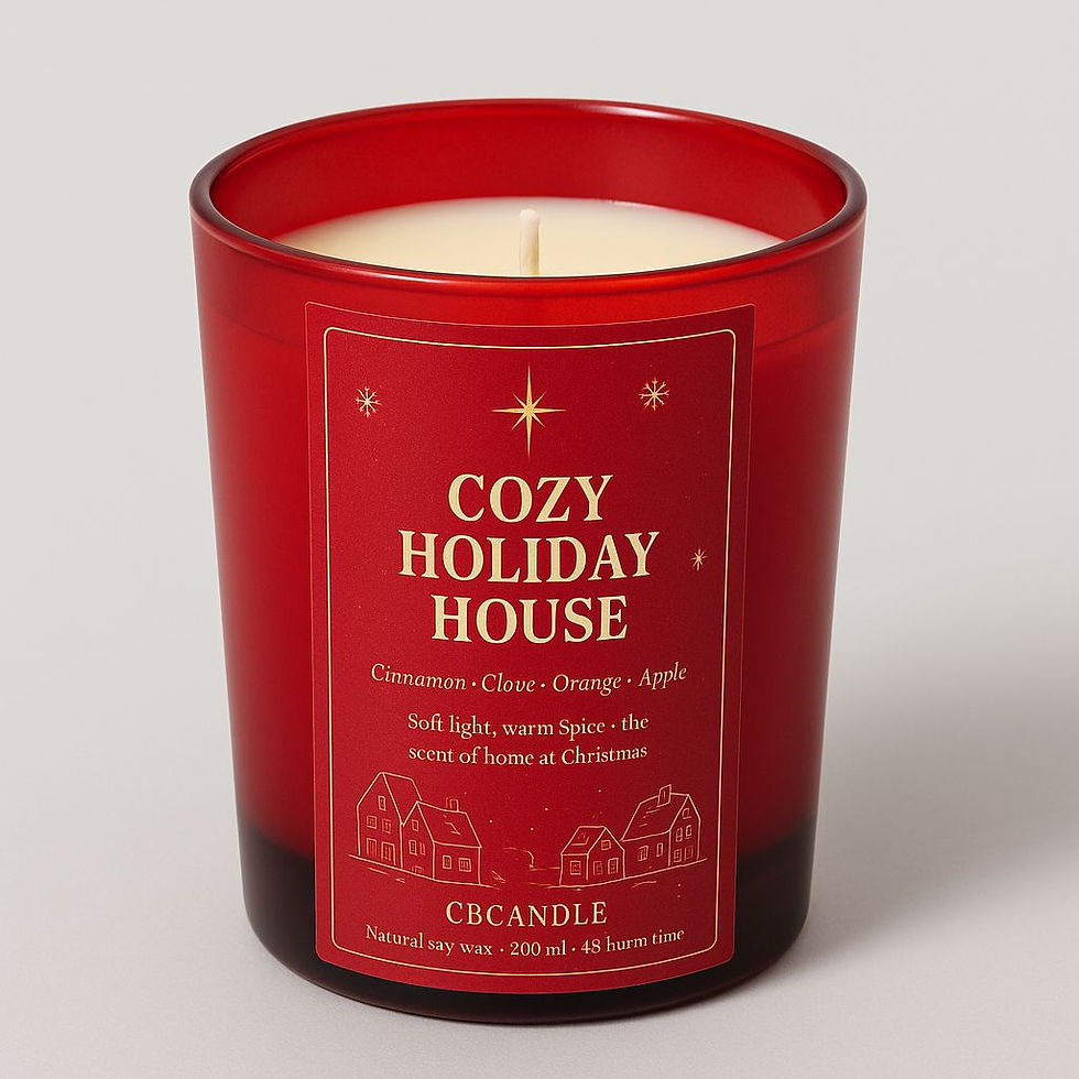 Lumanare parfumata | Cozy Holiday House | ceara soia | CBcandle| RM Valcea | Calimanesti