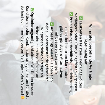 Kennenlerngespräch & Ist-Zustand Erfassung (z.B. alle Verträge, Einnahmen, Ausgaben.._edit