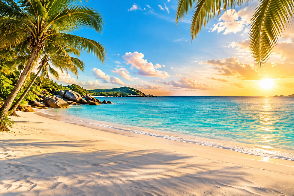 African beach