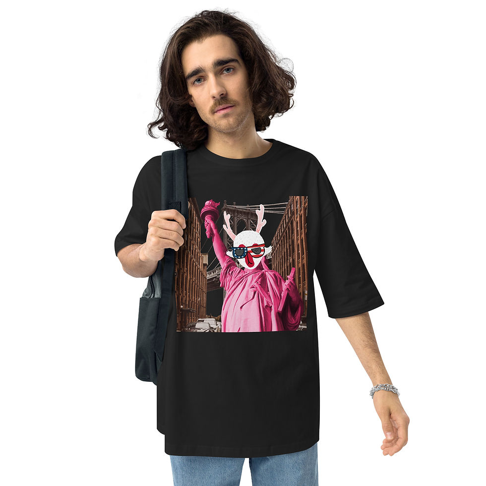 ภาพขนาดย่อ: Unisex oversized t-shirt New York edition