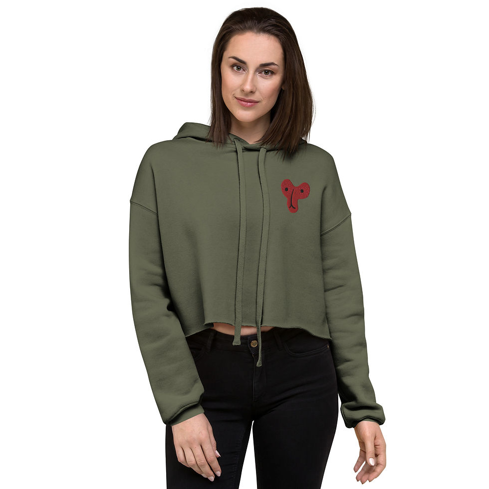 ภาพขนาดย่อ: Crop Hoodie
