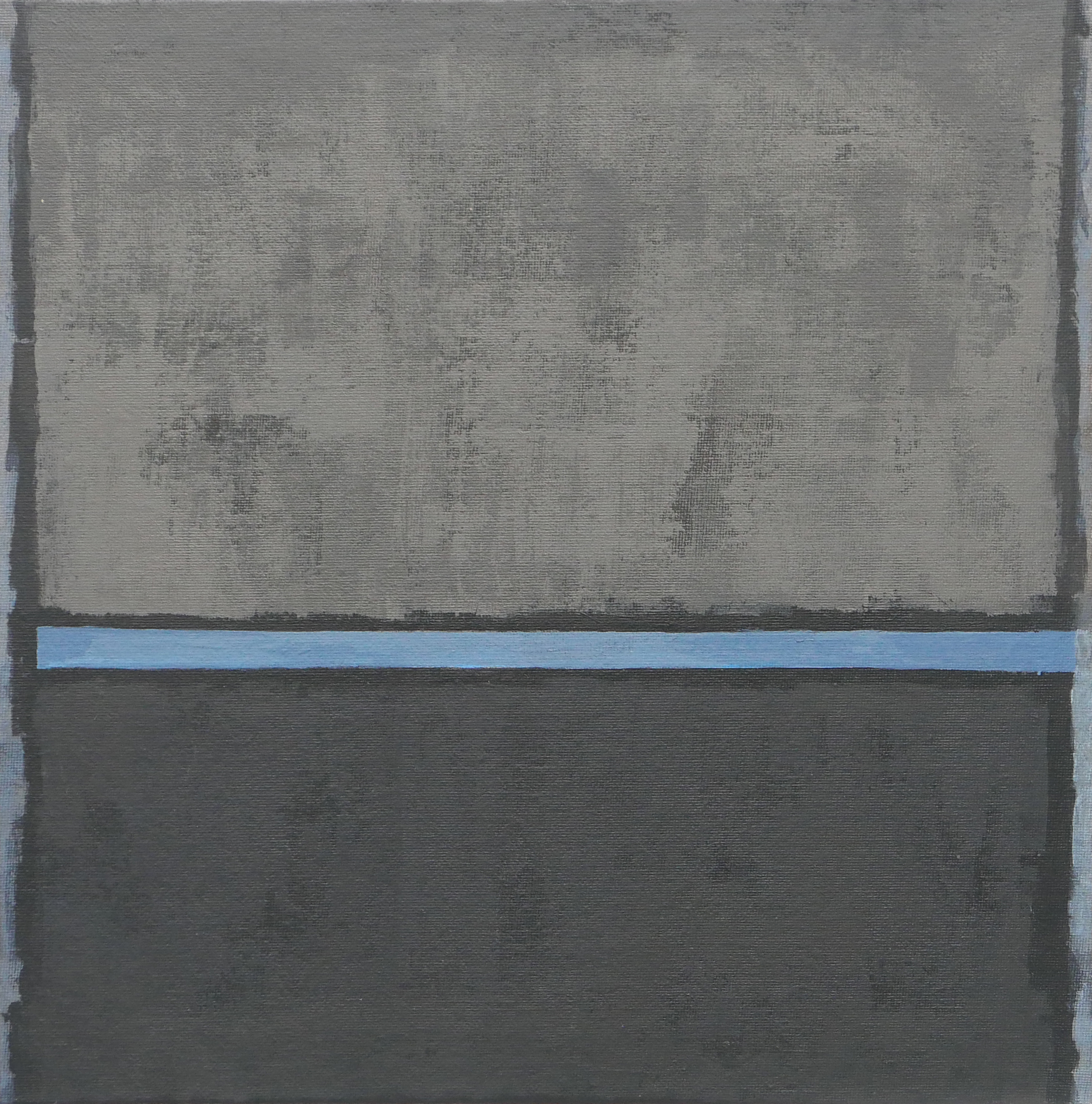 Forest boundary. Acrylic on canvas panel, 340 X 340 (framed)