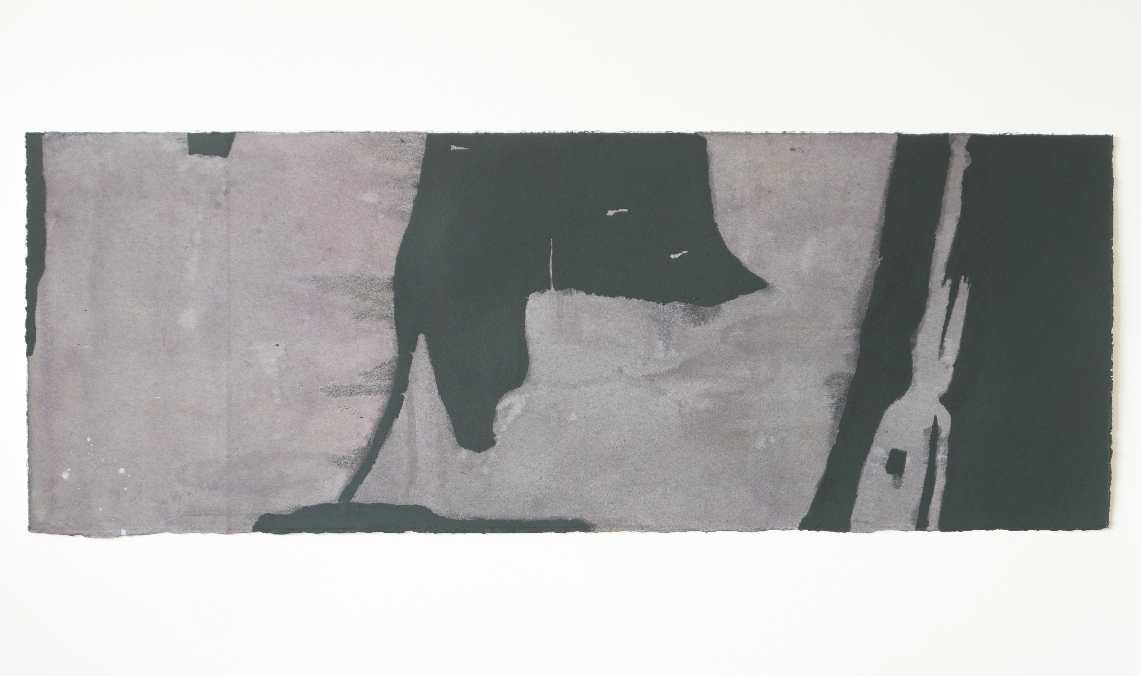 rock, slate and scree, 760 X 280mm