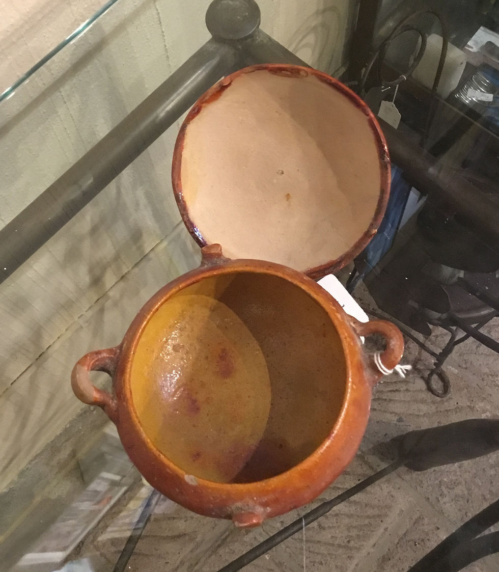 Miniatura: Vintage-Colotlan-Jalisco-glazed-covered-dish