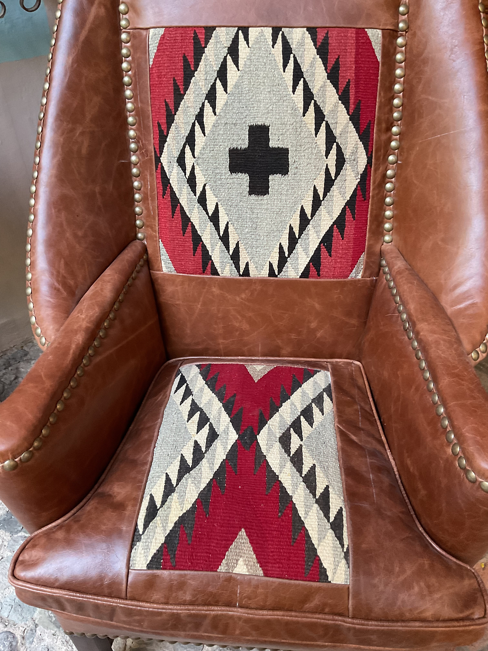 Miniatura: antique-english-wing-chair-custom-upholstery
