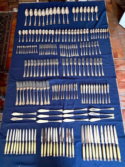213 Pc. French Flatware Set