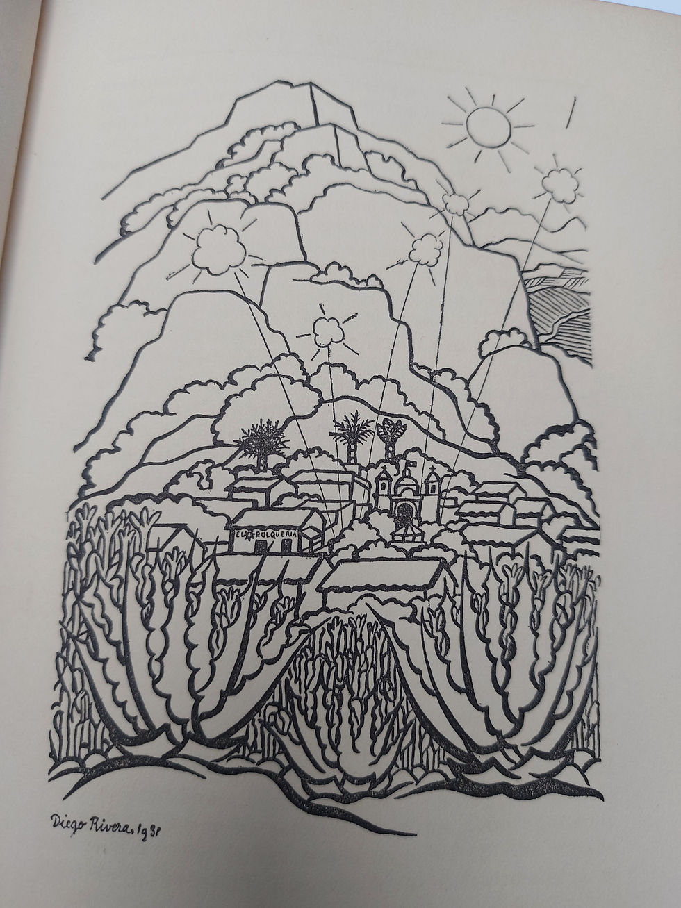 Thumbnail: Stuart Chase, "Mexico", Illustrated by Diego Rivera, 1931, 1st Ed.