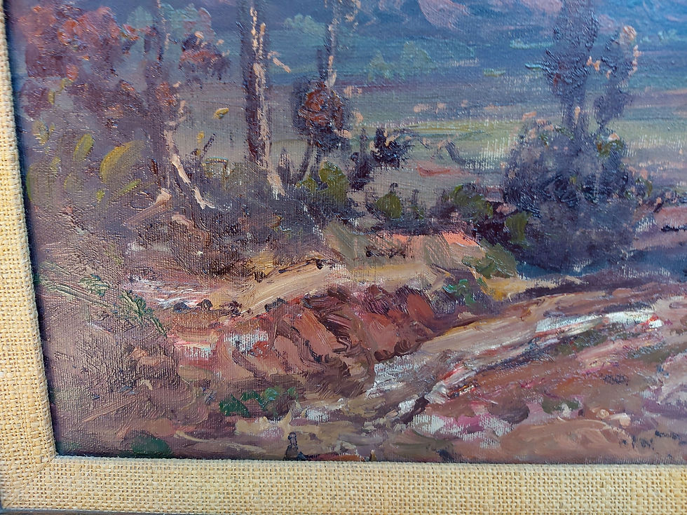 Miniatura: José Yepez Arteaga, 1962, Ecuador, Óleo original
