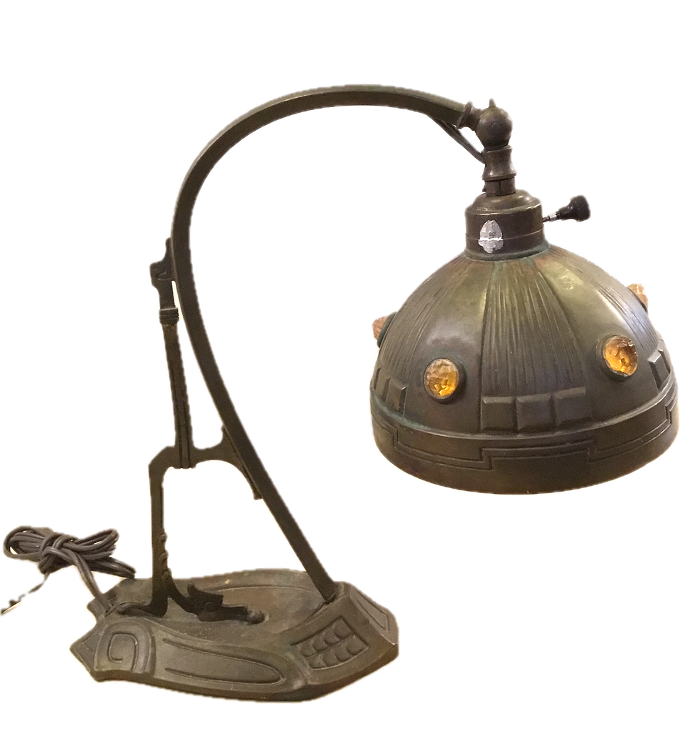 Art-Nouveau-Brass-Table-Lamp