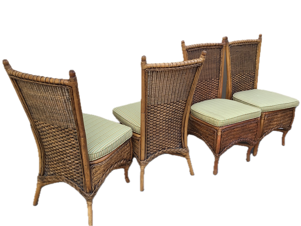 4-Nice-Rattan-Dining-Chairs-with/Cushions