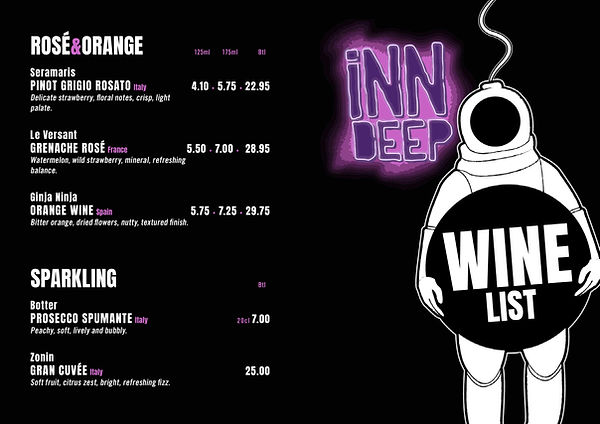 inn deep wine list page 1