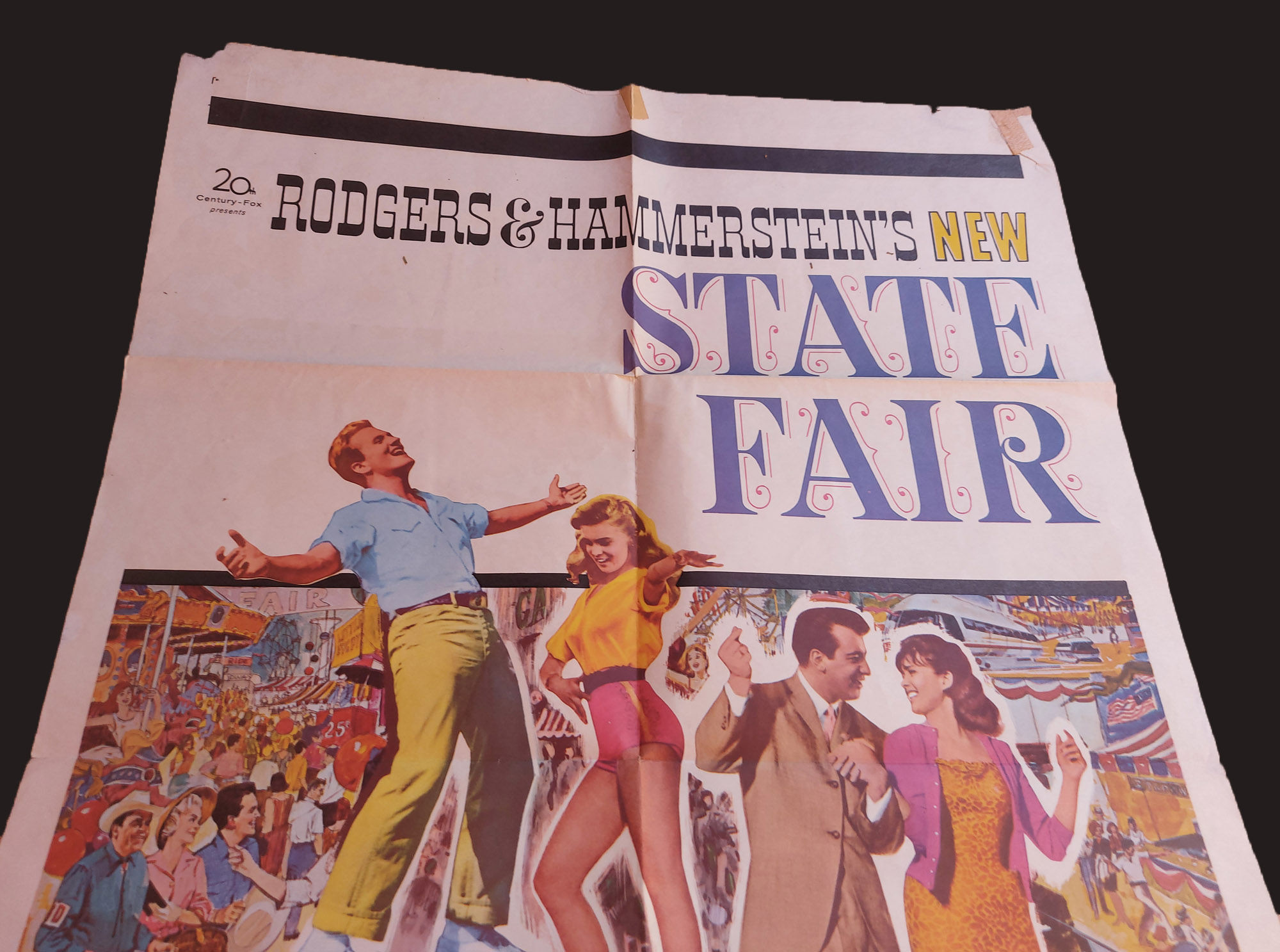 Cartel de la feria estatal de 1962, Pat Boone, Bobby Darin, Ann-Margret