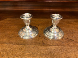 Sterling Candle Stands