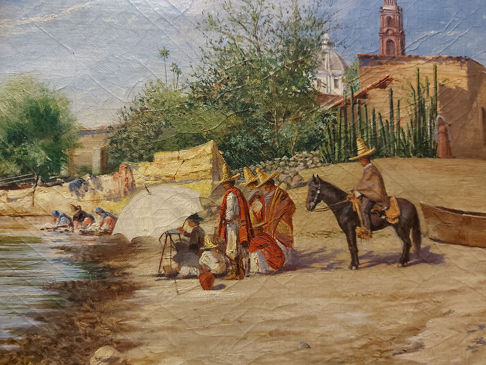 Miniatura: Felix-Bernadelli-Shore-of-Lake-Cajititlan