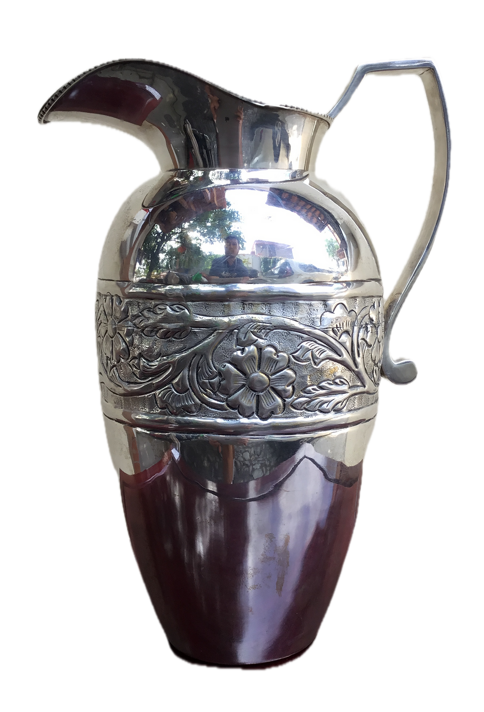 Vintage-Silver-Plate-Pitcher