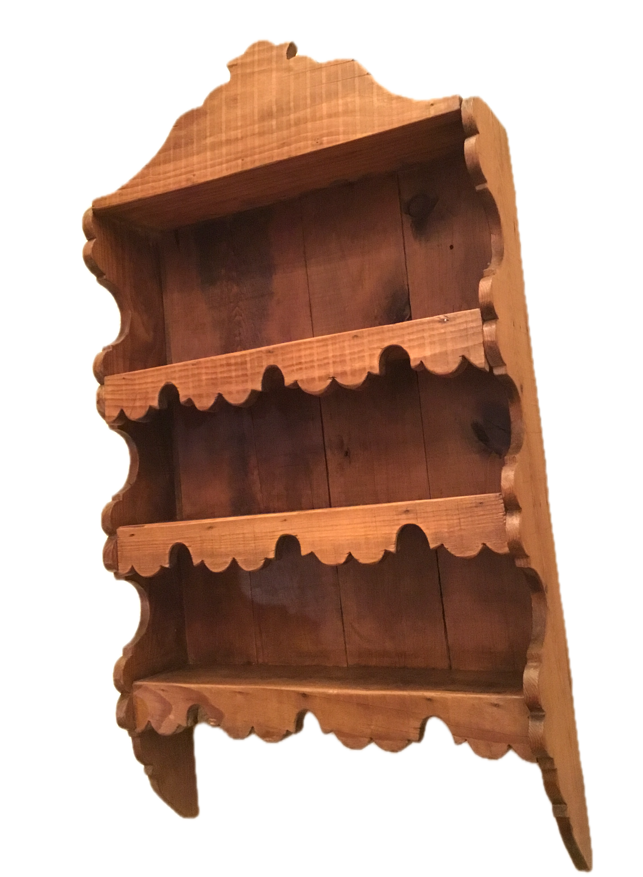 Vintage Mexican Wall Shelf, 23" wide